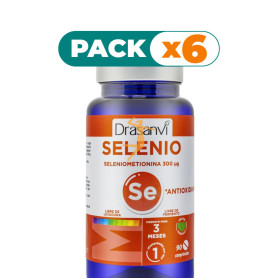 Pack 6x SELENIOMETIONINA 90 COMPRIMIDOS DRASANVI