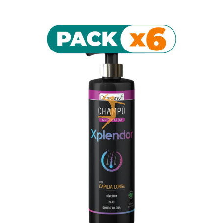 Pack 6x CHAMPÚ XPLENDOR 300Ml. DRASANVI