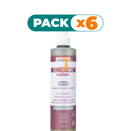 Pack 6x GEL ÍNTIMO BIO 300Ml. DRASANVI