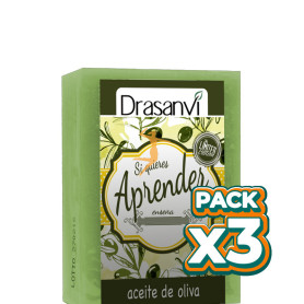 Pack 3x JABÓN DE ACEITE DE OLIVA 100Gr. DRASANVI
