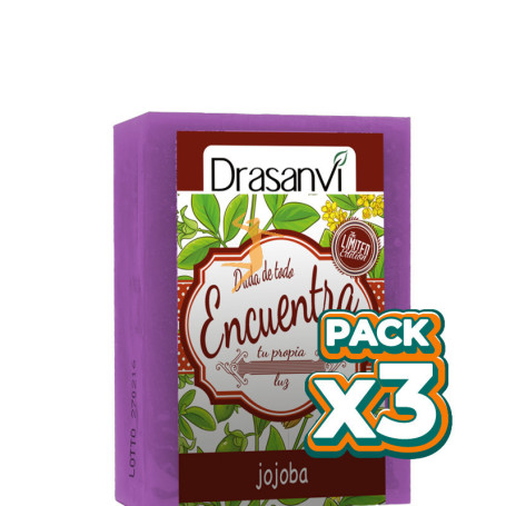 Pack 3x JABÓN DE JOJOBA 100Gr. DRASANVI