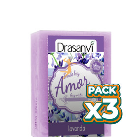 Pack 3x JABÓN DE LAVANDA 100Gr. DRASANVI