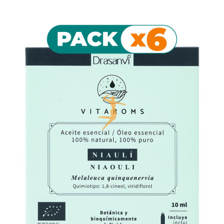 Pack 6x ACEITE ESENCIAL NIAULI BIO 10ML VITAROMS DRASANVI
