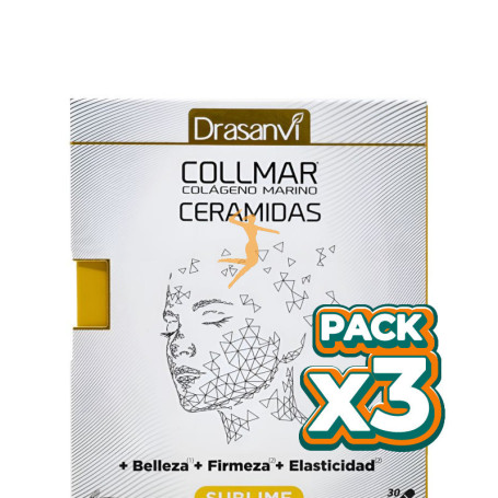 Pack 3x COLLMAR CERAMIDAS 30 COMPRIMIDOS DRASANVI