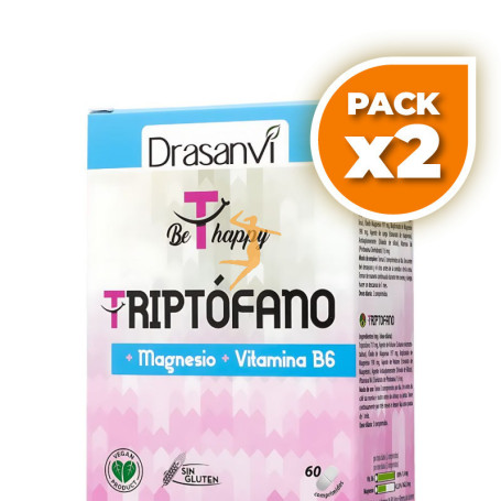 Pack 2x TRIPTOFANO 60 COMPRIMIDOS DRASANVI