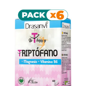 Pack 6x TRIPTOFANO 60 COMPRIMIDOS DRASANVI