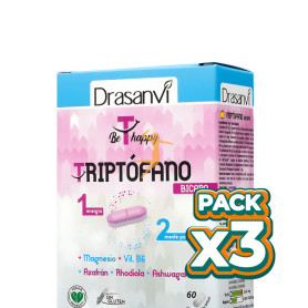 Pack 3x TRIPTOFANO BICAPA 60 COMPRIMIDOS DRASANVI