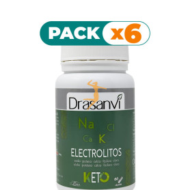 Pack 6x ELECTROLITOS 60 CÁPSULAS KETO DRASANVI
