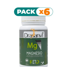 Pack 6x MAGNESIO 60 COMPRIMIDOS KETO DRASANVI