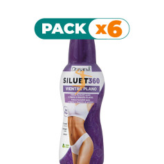 Pack 6x SILUET 360 VIENTRE PLANO 600ML DRASANVI
