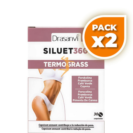 Pack 2x SILUET 360 TERMOGRASS 30 COMPRIMIDOS DRASANVI