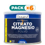 Pack 6x MINERAL CITRATO DE MAGNESIO POLVO SABOR LIMÓN 200GR DRASANVI