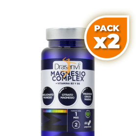 Pack 2x MINERAL MAGNESIO COMPLEX 60 COMPRIMIDOS DRASANVI