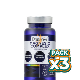 Pack 3x MINERAL MAGNESIO COMPLEX 60 COMPRIMIDOS DRASANVI