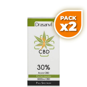 Pack 2x ACEITE DE CBD 30% 10ML DRASANVI