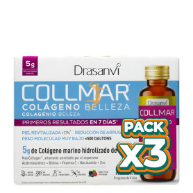Pack 3x COLLMAR BEBIBLE BELLEZA SABOR FRUTOS BOSQUE 8 VIALES DRASANVI