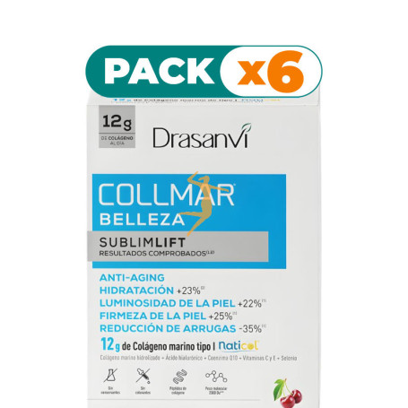 Pack 6x COLLMAR BELLEZA SUBLIMLIFT SABOR CEREZA 300G DRASANVI