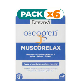 Pack 6x OSEOGEN MUSCORELAX 60 COMPRIMIDOS DRASANVI