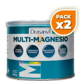 Pack 2x MINERAL MULTIMAGNESIO EN POLVO 100G DRASANVI