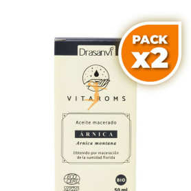 Pack 2x ACEITE VEGETAL MACERADO DE ÁRNICA VITAROMS 50ML DRASANVI