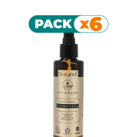 Pack 6x SPRAY CORPORAL DE CITRONELA VITAROMS 150ML DRASANVI
