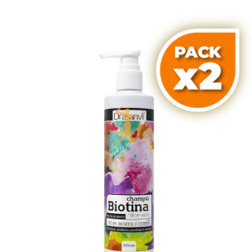 Pack 2x CHAMPÚ DE BIOTINA Y ALOE VERA 300ML DRASANVI