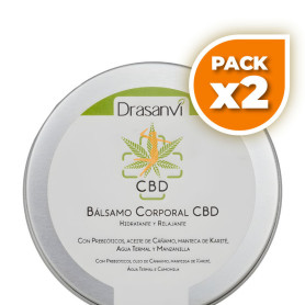 Pack 2x BÁLSAMO CORPORAL DE CBD 200ML DRASANVI