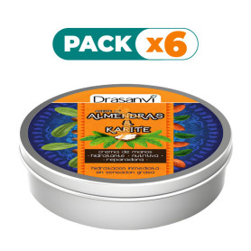 Pack 6x CREMA DE MANOS ACEITE DE ALMENDRAS DULCES Y KARITÉ 75ML DRASANVI