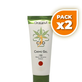 Pack 2x CREMIGEL CANNABIS CBD 75ML DRASANVI