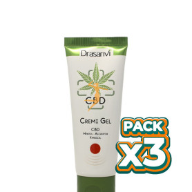 Pack 3x CREMIGEL CANNABIS CBD 75ML DRASANVI