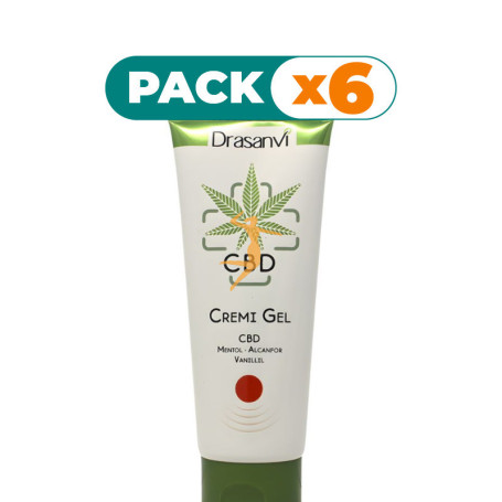 Pack 6x CREMIGEL CANNABIS CBD 75ML DRASANVI