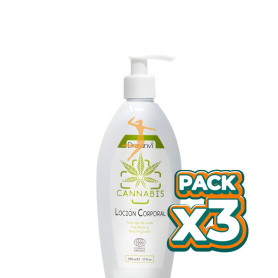 Pack 3x LOCIÓN CANNABIS COSMOS ORGANIC BIO 300ML DRASANVI