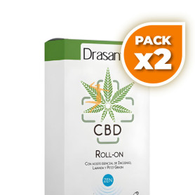 Pack 2x ROLL-ON CBD AZUL DESCANSO Y RELAX 5ML DRASANVI