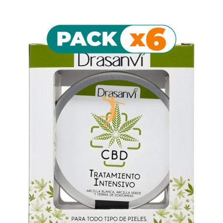 Pack 6x CBD + 3 ARCILLAS 140G DRASANVI