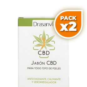 Pack 2x JABÓN DE CBD 100G DRASANVI