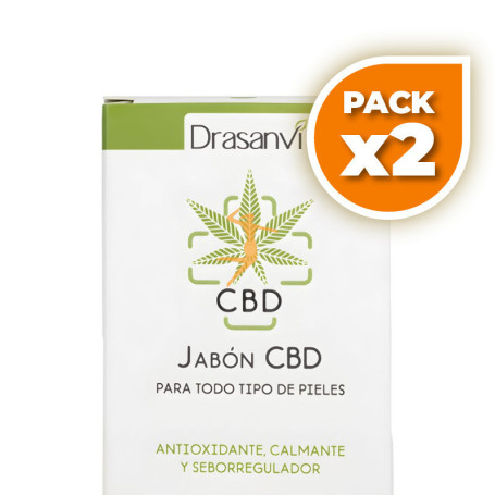 Pack 2x JABÓN DE CBD 100G DRASANVI