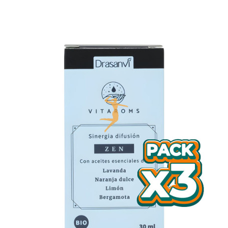 Pack 3x SINERGIA DIFUSIÓN ZEN BIO 30ML VITAROMS DRASANVI