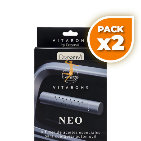 Pack 2x DIFUSOR AROMATERAPIA DE COCHE NEO VITAROMS DRASANVI