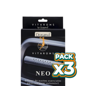 Pack 3x DIFUSOR AROMATERAPIA DE COCHE NEO VITAROMS DRASANVI