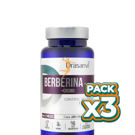 Pack 3x BERBERINA + CROMO 60 CÁPSULAS DRASANVI