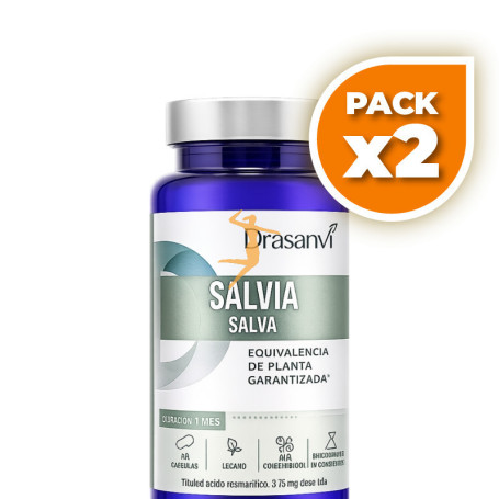 Pack 2x SALVIA 30 CÁPSULAS DRASANVI