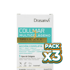 Pack 3x COLLMAR MULTICOLÁGENO 60 COMPRIMIDOS DRASANVI