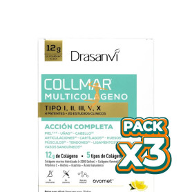 Pack 3x COLLMAR MULTICOLÁGENO SABOR LIMÓN 260G DRASANVI