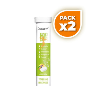 Pack 2x HYDROP ELECTROLITOS EFERVESCENTES MANGO 18 COMPRIMIDOS DRASANVI