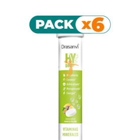 Pack 6x HYDROP ELECTROLITOS EFERVESCENTES MANGO 18 COMPRIMIDOS DRASANVI
