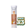 Pack 3x HYDROP ELECTROLITOS EFERVESC. MELOCOTÓN 18 COMPRIMIDOS DRASANVI