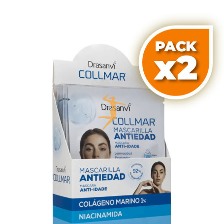 Pack 2x MASCARILLA FACIAL ANTI-EDAD 22ML DRASANVI