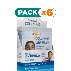 Pack 6x MASCARILLA FACIAL ANTI-EDAD 22ML DRASANVI