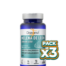 Pack 3x MELENA DE LEÓN BIO 90 CÁPSULAS DRASANVI