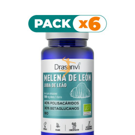 Pack 6x MELENA DE LEÓN BIO 90 CÁPSULAS DRASANVI
